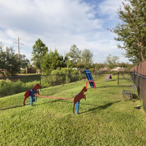 Heritage at Hooper Hill Apartments is a pet-friendly community! a large grass area